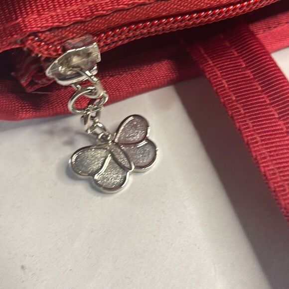 Y2K Seatbelt Zip Top Tote Bag Red - Picture 8 of 10